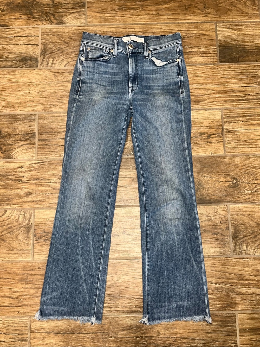 AYR The Bomb Pop jeans raw hem women’s